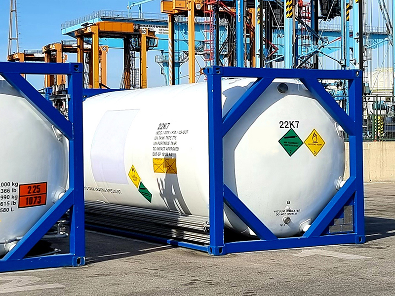 氣體槽櫃運輸和裝載/卸載技術服務